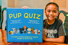 Pup Quiz - Math Kits for Elementary Students - Common Core-Aligned, Multiple-Choice Word Problem Cards with Self-Correcting Content Explanations - 120 Reusable Fact Automaticity Dry-Erase Worksheets - Flash Card Decks for Addition, Subtraction, Multiplication, and Division - Math Card Deck with 104 Playing Cards